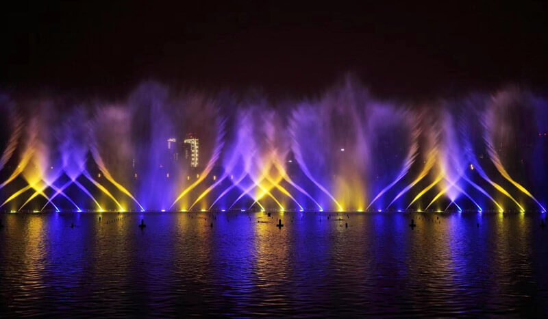 Underwater lights for fountain project