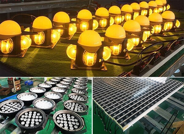 led facade lighting production