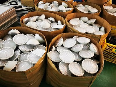 PAR56 swimming pool light bulb assembling