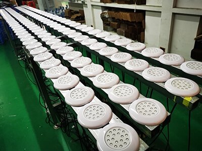 Plastic pool light 4W resin filled