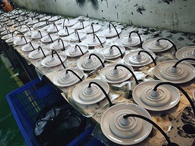 led resin filled pool lights production