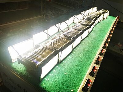 narrow beam flood light aging test