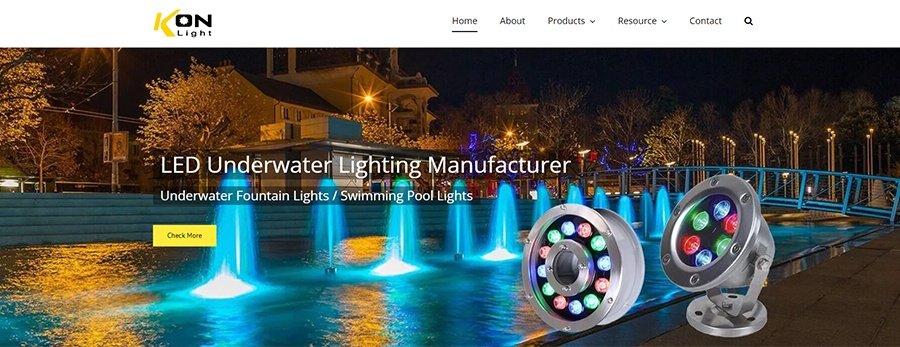 konlight pool lights supplier
