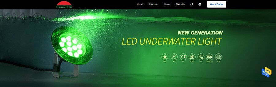 pool light supplier heguang
