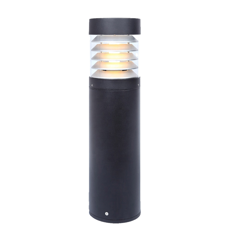E27 Bollard light Outdoor Lawn lamp Garden light flat head