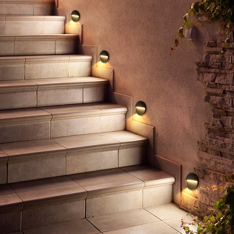 LED Step light dark grey application 2 LED Step light dark grey application 2